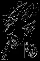 SIDE COVER for Yamaha AEROX 1999