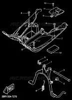 STAND / FOOTREST for Yamaha AEROX 1999