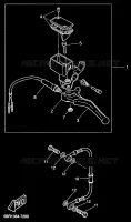 REAR BRAKE MASTER CYLINDER for Yamaha AEROX 1999