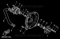 WATERPUMP / HOSES for Yamaha AEROX 1999