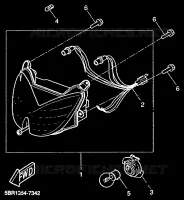 HEADLIGHT for Yamaha AEROX 1999