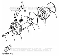 CYLINDER for Yamaha AEROX 1999