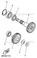 TRANSMISSION for Yamaha AEROX 1999