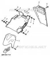 FENDER for Yamaha AEROX 1999