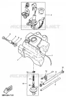 FUEL TANK for Yamaha AEROX 1999