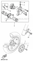 FRONT BRAKE CALIPER for Yamaha AEROX 1999
