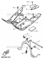 STAND / FOOTREST for Yamaha AEROX 1999