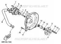 WATERPUMP / HOSES for Yamaha AEROX 1999