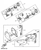 INDICATOR for Yamaha AEROX 1999