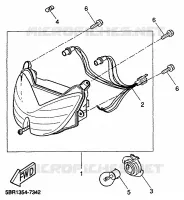 HEADLIGHT for Yamaha AEROX 1999