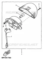TAIL LIGHT for Yamaha AEROX 1999