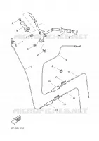 HANDLEBAR & CABLES for Yamaha AEROX 2001