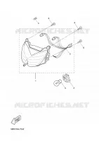 HEADLIGHT for Yamaha AEROX 2001