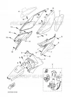 SIDE COVER for Yamaha AEROX 2006