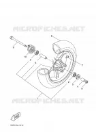 FRONT WHEEL for Yamaha AEROX 2006