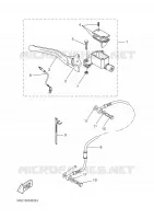 FRONT BRAKE MASTER CYLINDER for Yamaha AEROX 2006