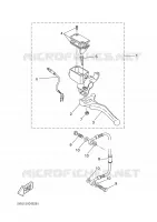 REAR BRAKE MASTER CYLINDER for Yamaha AEROX 2006