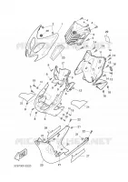 LEG SHIELD for Yamaha AEROX 2006