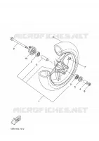 FRONT WHEEL for Yamaha AEROX 2006