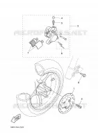 FRONT BRAKE CALIPER for Yamaha AEROX 2006