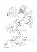 LEG SHIELD for Yamaha AEROX 2006
