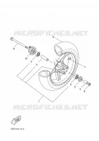 FRONT WHEEL for Yamaha AEROX 2007