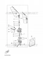 CARBURETOR 2 for Yamaha AEROX 2008