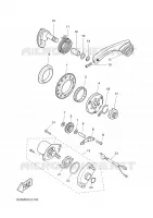 STARTER MOTOR for Yamaha AEROX 2008