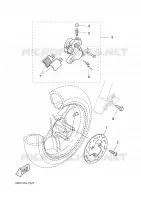 FRONT BRAKE CALIPER for Yamaha AEROX 2008
