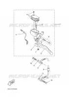 REAR BRAKE MASTER CYLINDER for Yamaha AEROX 2008
