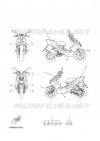 STICKER for Yamaha AEROX 2008