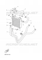RADIATOR / HOSES for Yamaha AEROX 2008