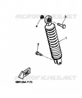 REAR SHOCK ABSORBER for Yamaha AEROX 1999