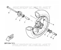FRONT WHEEL for Yamaha AEROX 1999