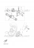 FRONT BRAKE CALIPER for Yamaha AEROX 1999