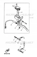 REAR BRAKE MASTER CYLINDER for Yamaha AEROX 1999