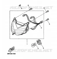 HEADLIGHT for Yamaha AEROX 1999