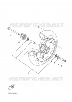 FRONT WHEEL for Yamaha AEROX 2003