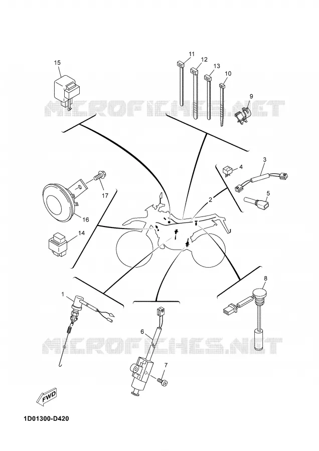 ELECTRICAL 2 Yamaha MOTO 125 2006 DTX  DT125X