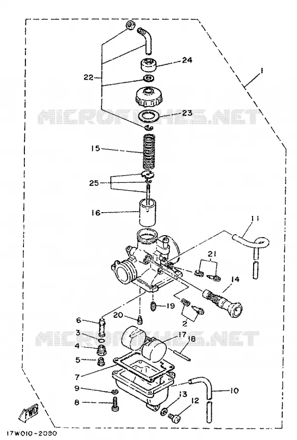 CARBURETOR Yamaha MOTO 50 1996 DTLC  DT50LC