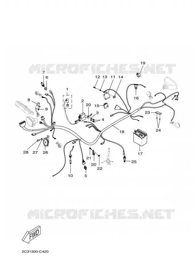 ELECTRICAL 1 Yamaha MOTO 50 2005 DTR  DT50R