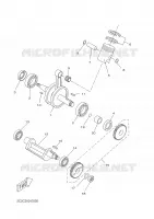 CRANKSHAFT / PISTON for Yamaha DTR 2005