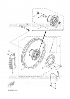 FRONT WHEEL for Yamaha DTR 2005