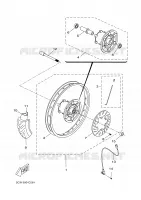 FRONT WHEEL 2 for Yamaha DTR 2005