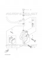 FRONT BRAKE CALIPER for Yamaha DTR 2005