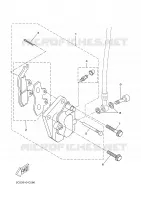 FRONT BRAKE CALIPER 2 for Yamaha DTR 2005