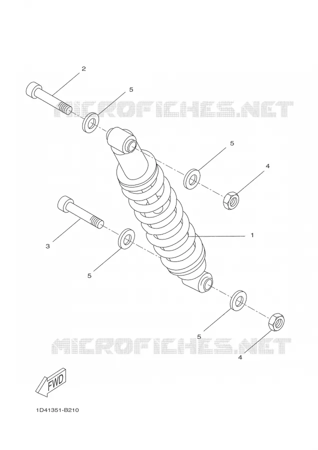 SWINGARM / SHOCK ABSORBER Yamaha MOTO 50 2006 DTR  DT50R