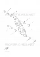 SWINGARM / SHOCK ABSORBER for Yamaha DTR 2004