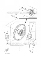 FRONT WHEEL 2 for Yamaha DTR 2004