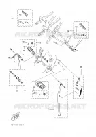 STAND / FOOTREST for Yamaha DTR 2004